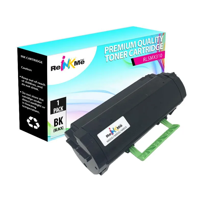 Re-Ink-Me Re-Ink-Me 60F1000 Black Toner Cartridge for Lexmark MX310 MX410 MX510 MX511 MX610 MX611 — product photo