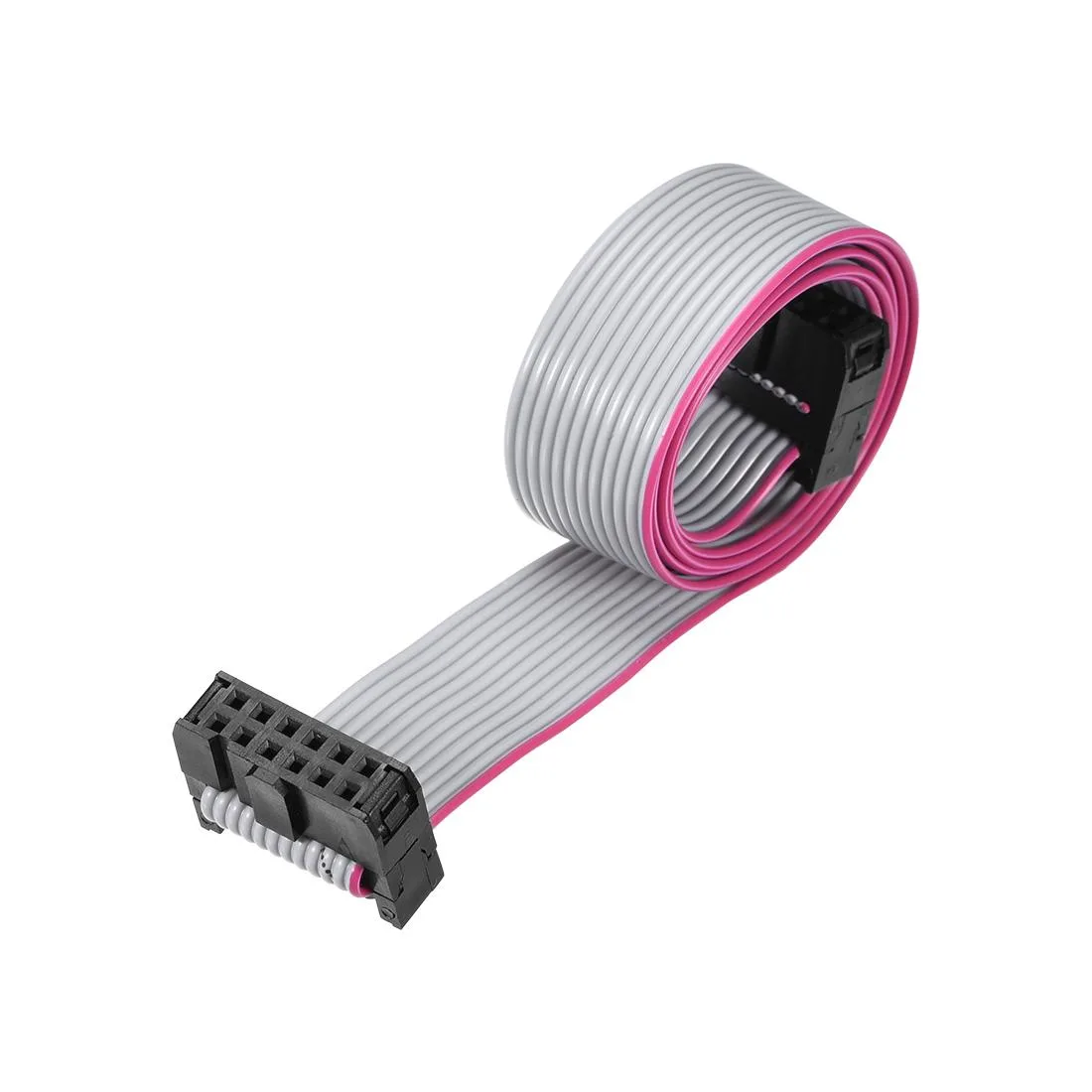 Unique-Bargains Unique-Bargains IDC Flat Ribbon Cable FC/FC 12Pin 2.54mm 50cm Gray — product photo