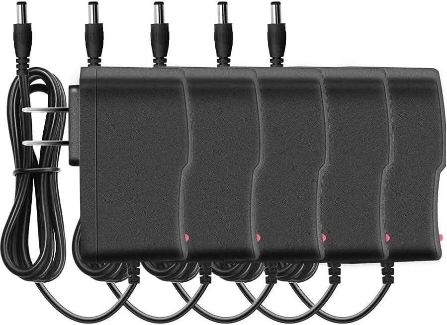 BASEUS BASEUS 5-Pack 12V 1A AC Adapter 5.5x2.5mm Tip — product photo