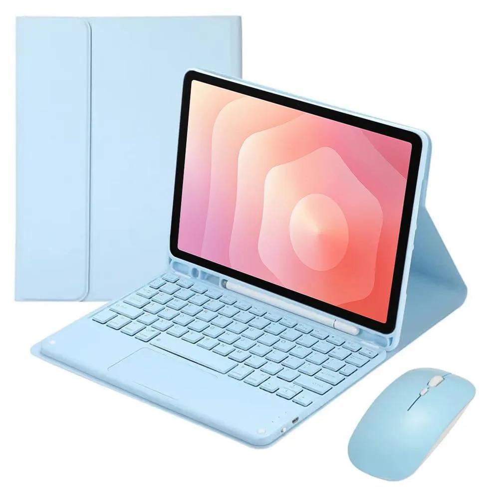 Timoom Timoom Detachable Bluetooth Keyboard Case Trackpad Mouse S Pen Holder Sky Blue 11" SM-X730 SM-X736B — product photo