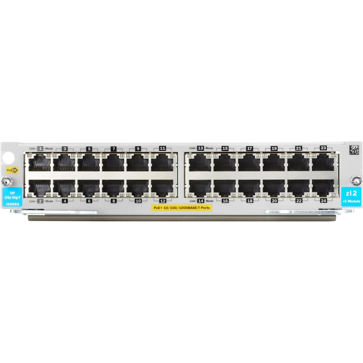 HPE HPE J9986A 5400R 24-Port 10/100/1000Base-T PoE+ MACsec V3 ZL2 Switch Module — product photo