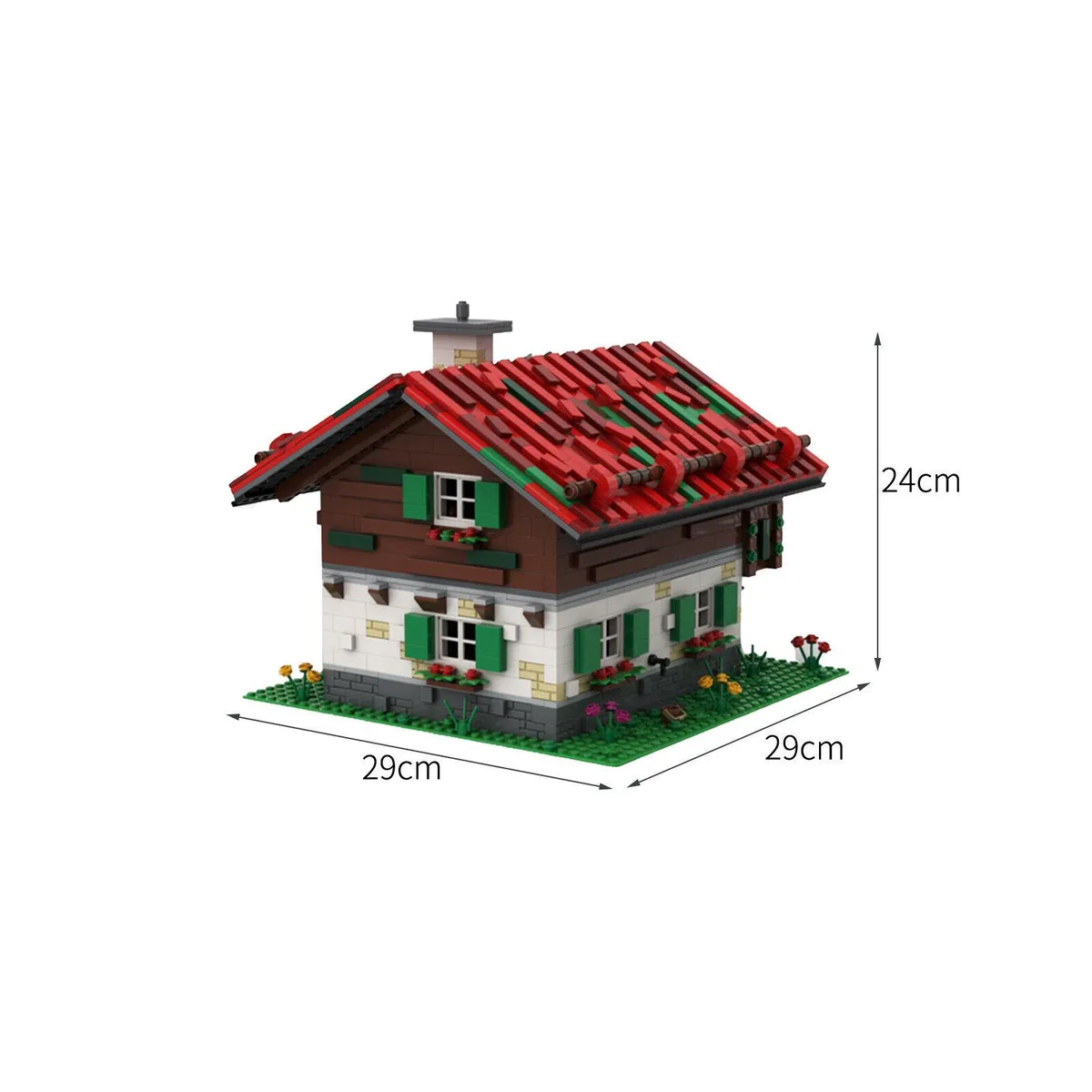 ZITIANYOUBUILD ZITIANYOUBUILD C6095 Hilltop Farmhouse 2379 Parts — product photo