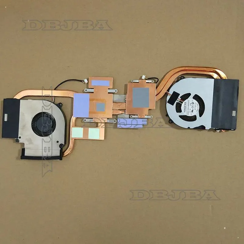DBTLAP DBTLAP CPU GPU Fan &amp; Heatsink for Clevo NH50 NH57 laptop cooling pad — product photo