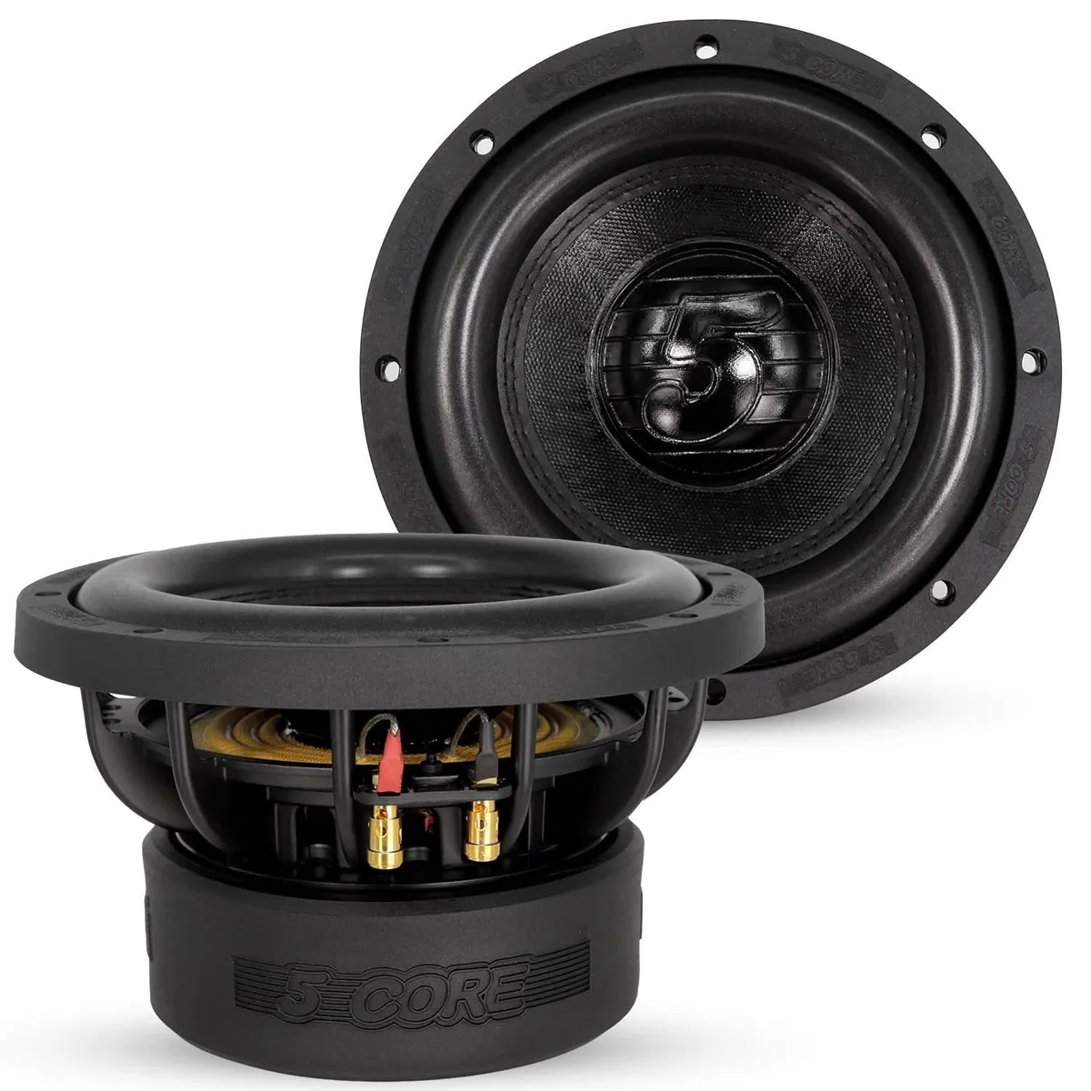 5 Core 5 Core 6.5" Car Subwoofer Dual 4 Ohm 1000W WF 6.5 140 DBL D4 — product photo