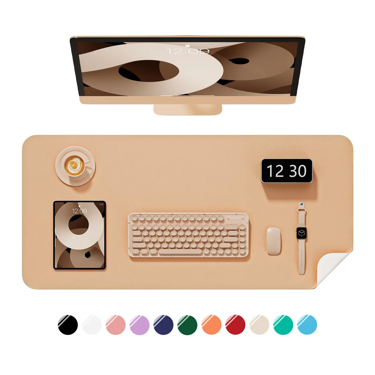 Keychron ZM-PU-76x36 desk pad 30" x 14" Lead Yellow — product photo