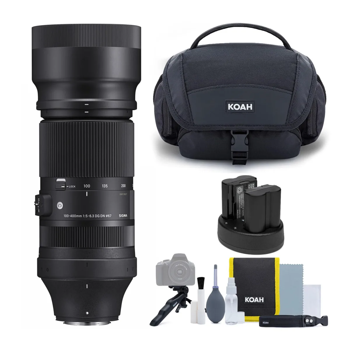 SIGMA SIGMA 100-400mm F5-6.3 DG DN OS Contemporary Fujifilm X camera lens — product photo