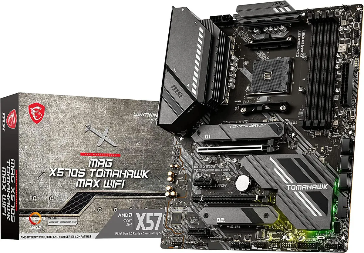 MSI MSI MAG X570S TOMAHAWK MAX WIFI AMD motherboard — product photo