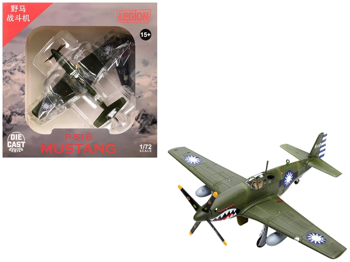 Legion Supplies Legion Supplies P-51C Mustang 1/72 Diecast "648, No.32 Squadron" Chinese Air Force — product photo