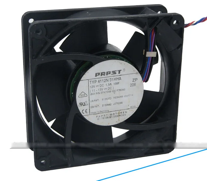 OEM Industries OEM Industries 4112N/31HHA 120mm Fan 4-Wire 18W — product photo