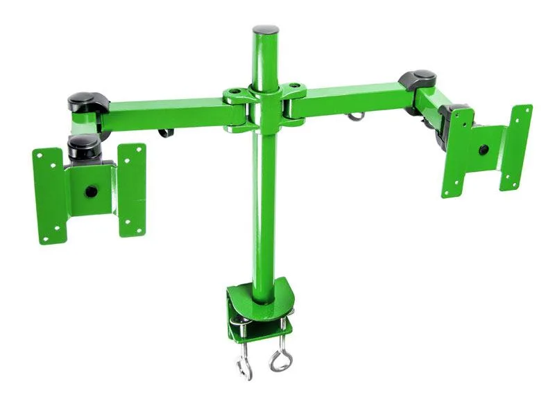 MonMount MonMount LCD-194G Dual Monitor Stand Desk Clamp Green 24in 22lb 75 100 VESA — product photo