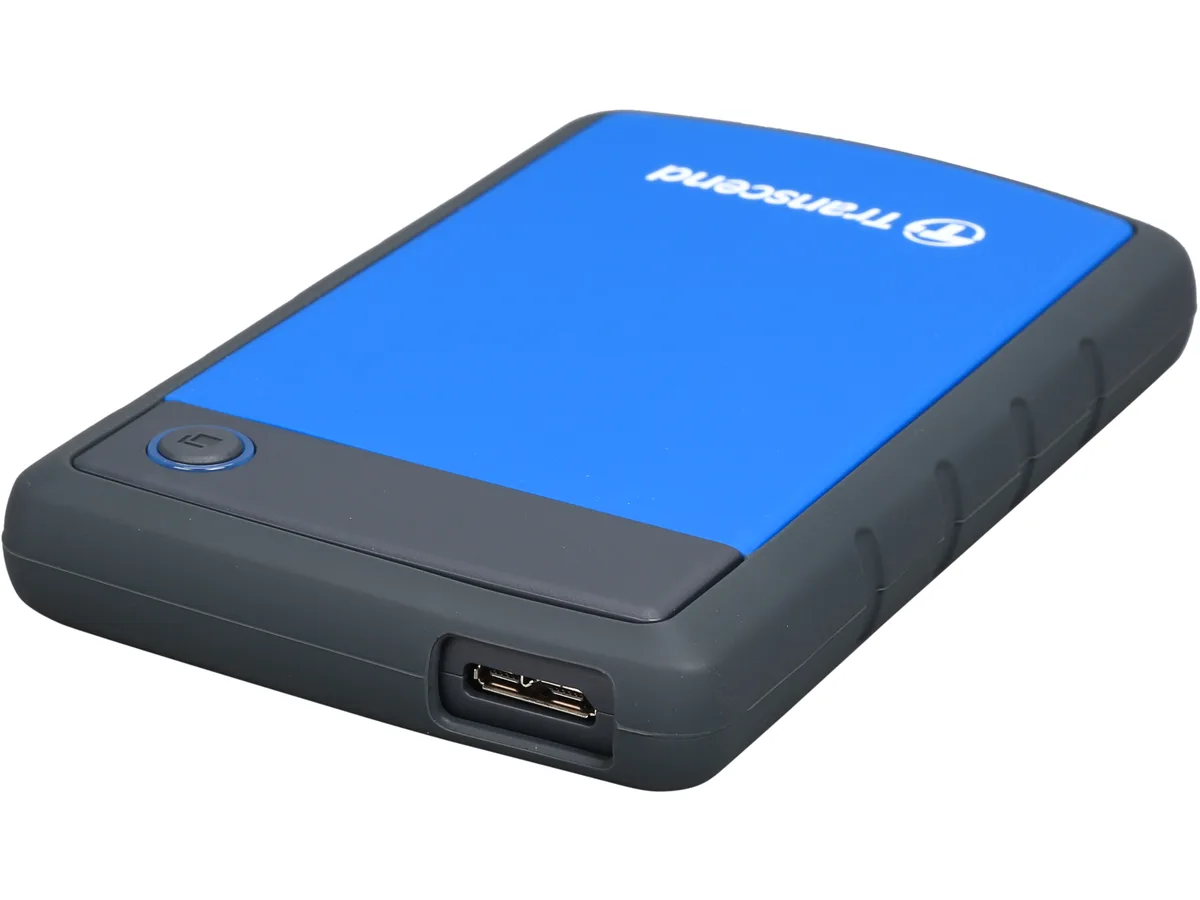 Transcend Transcend StoreJet 25H3 1TB portable hard drive TS1TSJ25H3B Blue — product photo
