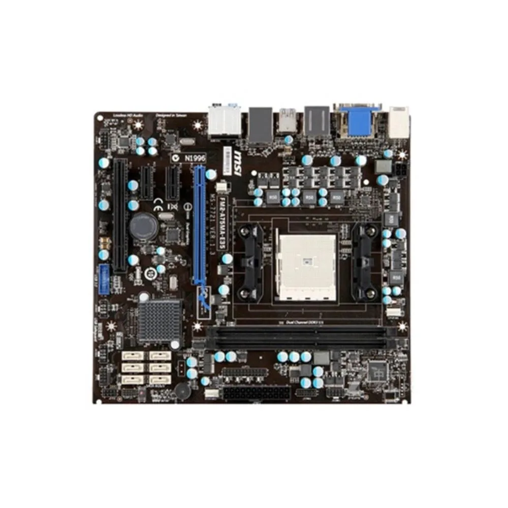 MSI MSI FM2-A75MA-E35 AMD A75 motherboard 32GB DDR3 — product photo
