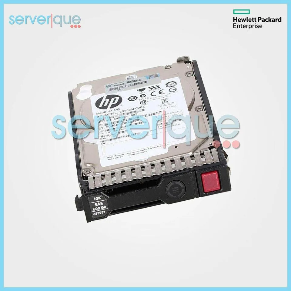 HPE HPE 652583-B21 600GB 10000RPM SAS 2.5" internal hard drive — product photo