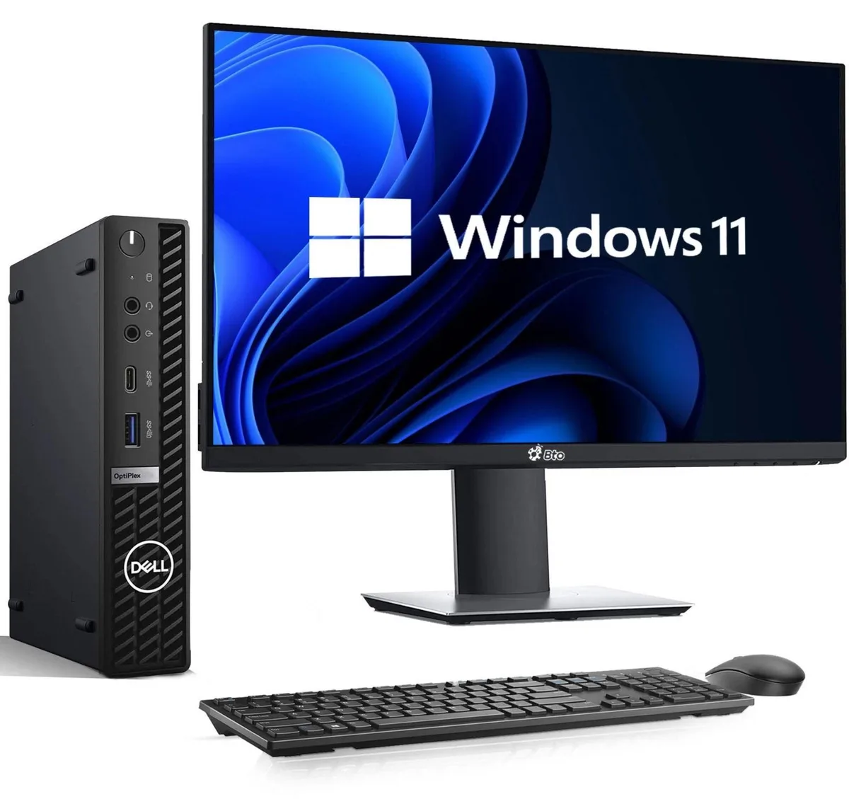 DELL DELL OptiPlex 7080 Micro i5-10500T 16GB 512GB NVMe 24" Monitor — product photo