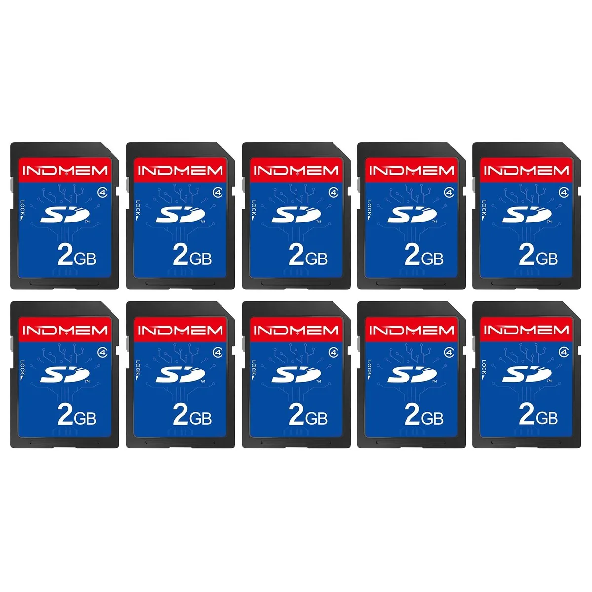 Batianda Batianda 2GB Class 4 SD memory card 10 pack — product photo