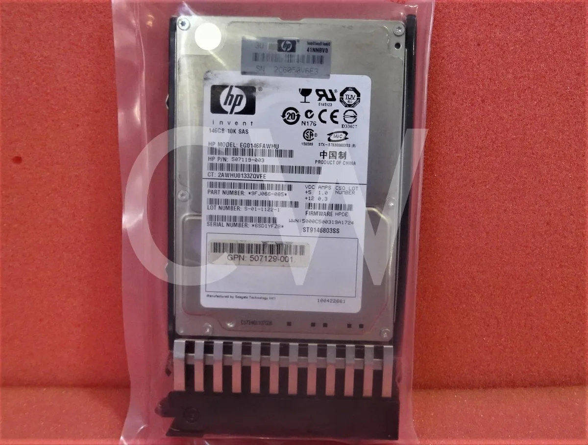 HP HP EG0146FAWHU 146GB 10000RPM 2.5" SAS internal hard drive — product photo