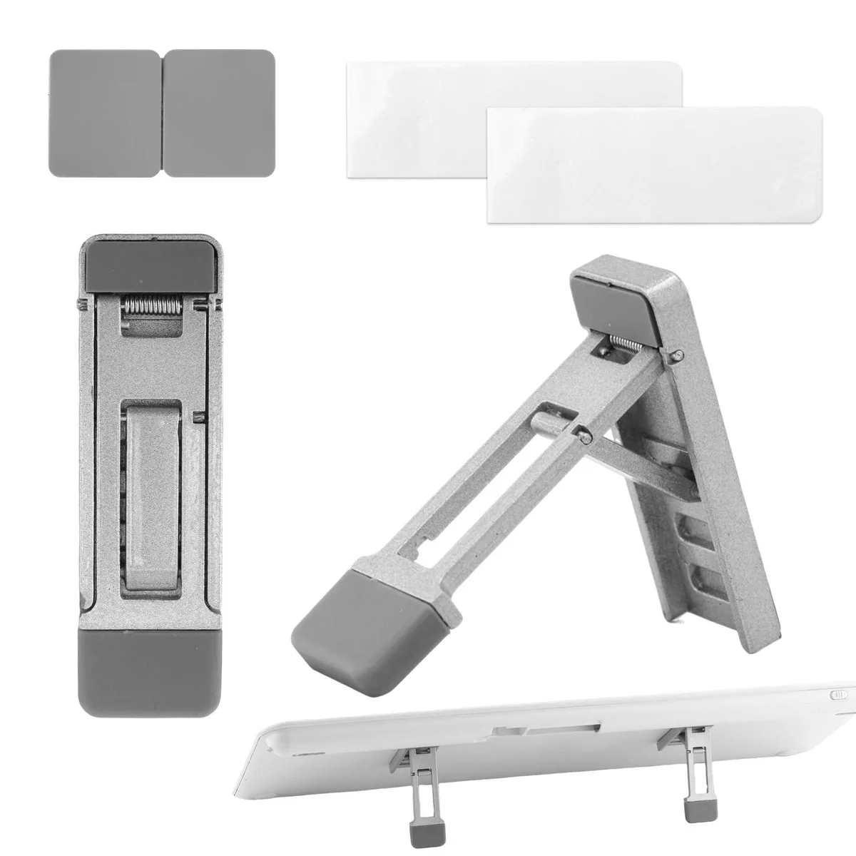 Gosknor K09265 Folding Table Accessory Silver 2 Count 4.33x3.15x.59 in — product photo