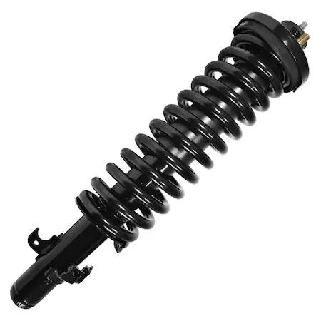 Unity 11400 front complete strut assembly, silver metal coil spring and housing