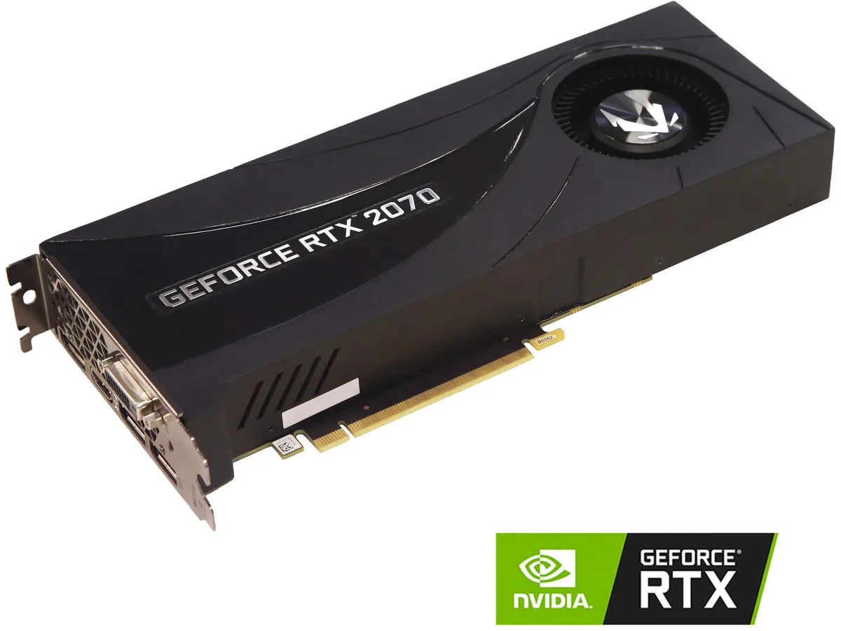 ZOTAC ZOTAC GeForce RTX 2070 ZT-T20700A-10P graphics card — product photo