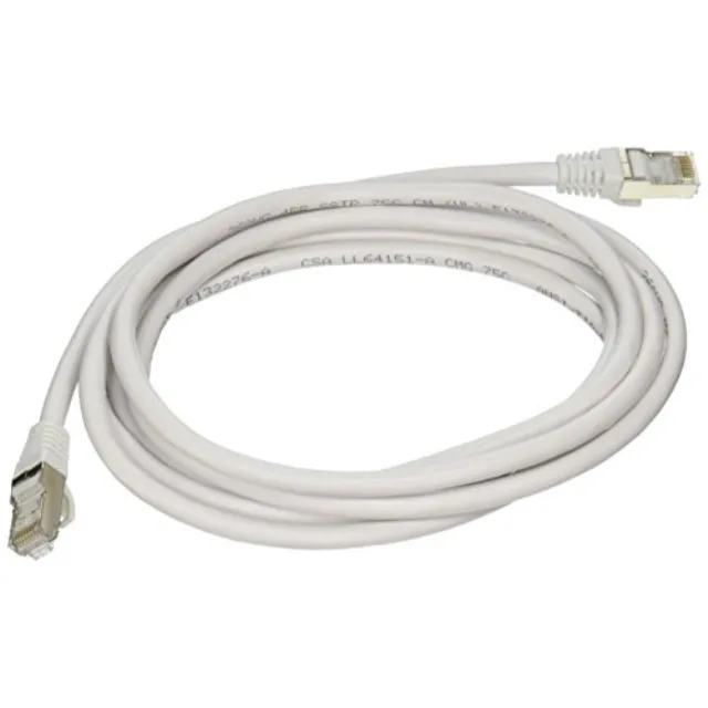Cables To Go Cables To Go 00920 Cat 6 shielded network ethernet cable 7 ft white — product photo