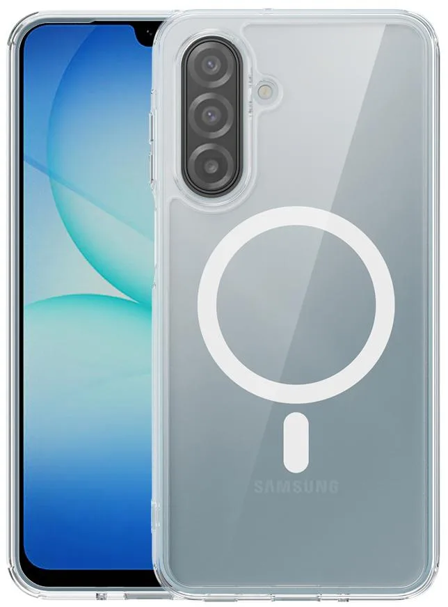 Nakedcellphone Nakedcellphone Clear Hybrid Case for Samsung Galaxy A18 A17 5G MagSafe — product photo