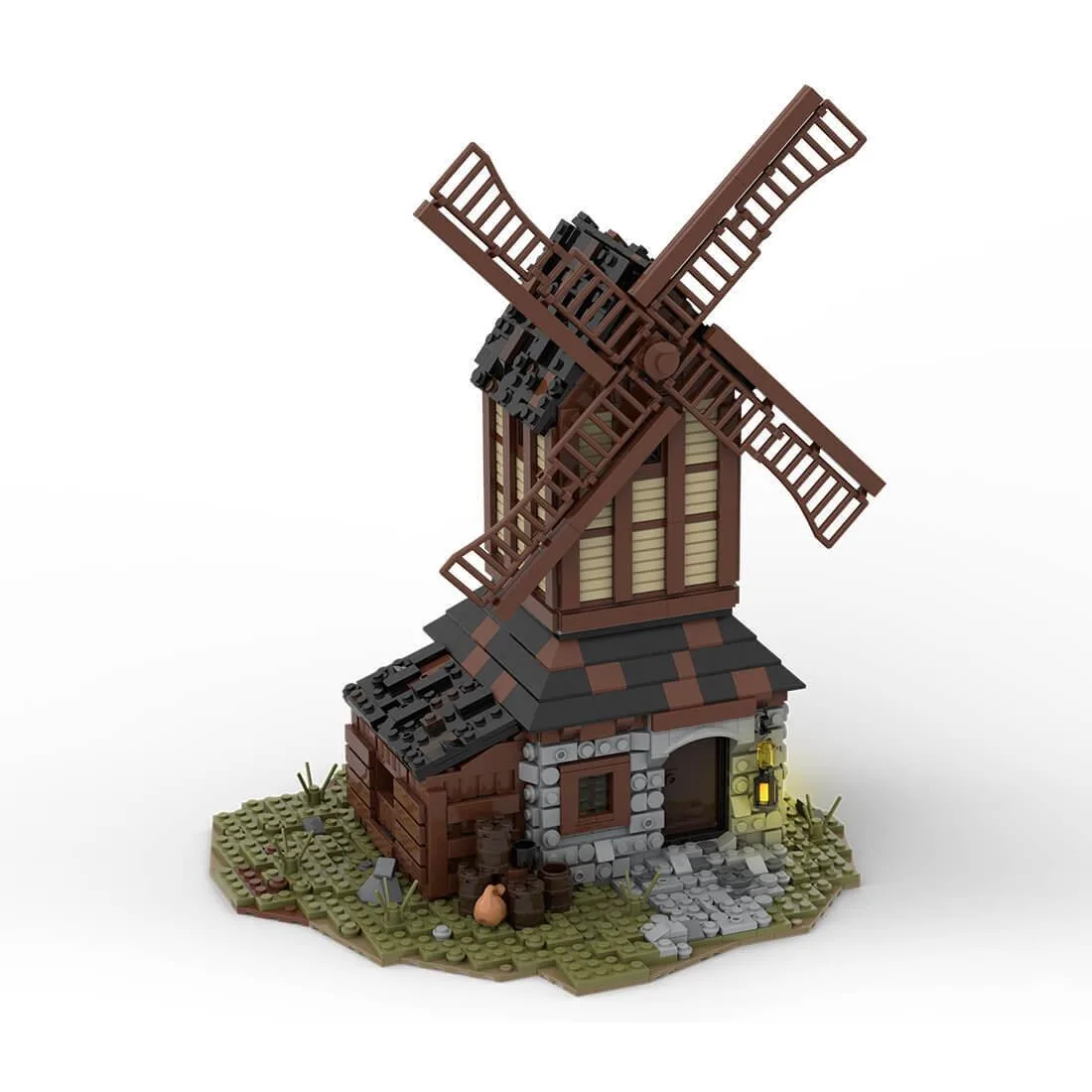 ZITIANYOUBUILD ZITIANYOUBUILD MOC-76464 Medieval Mill 1680 Parts — product photo