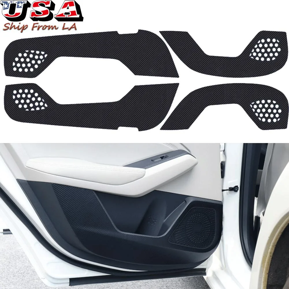 SIMPLEX TECHNOLOGY CO., LIMITED SIMPLEX TECHNOLOGY CO., LIMITED 2019-2022 Nissan Altima Carbon Fiber Door Kick Panel Cover Set 4pcs — product photo