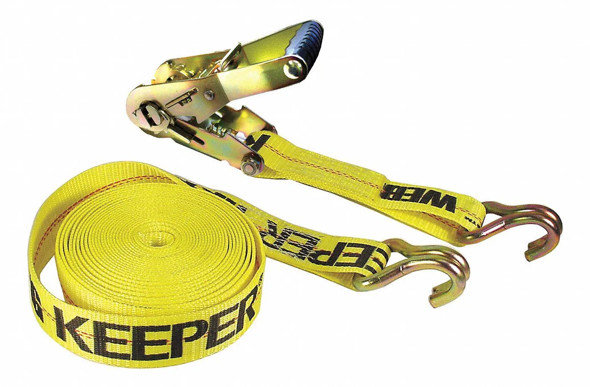 Keeper Keeper 04630 Tie Down Strap Wire-Hook Yellow 30 ft — product photo