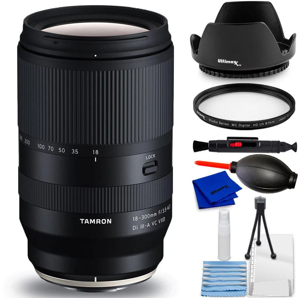 Tamron Tamron 18-300mm f/3.5-6.3 Di III-A VC VXD X-Mount Lens with Accessory Bundle — product photo
