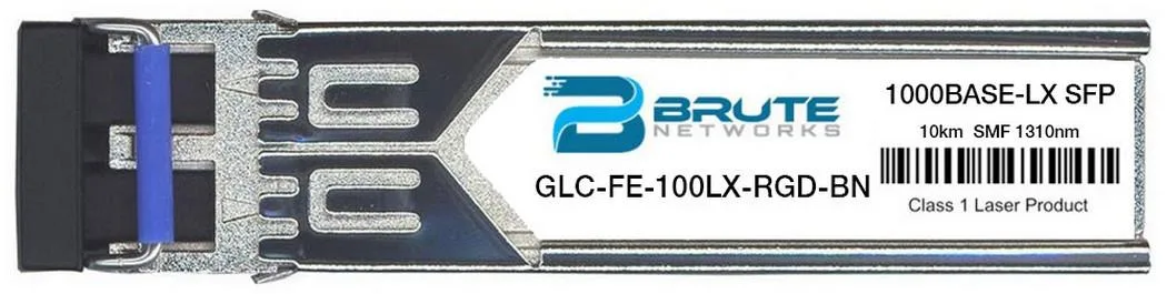 Brute Networks Brute Networks GLC-FE-100LX-RGD SFP transceiver 100 Mbps 1310nm 10km industrial — product photo
