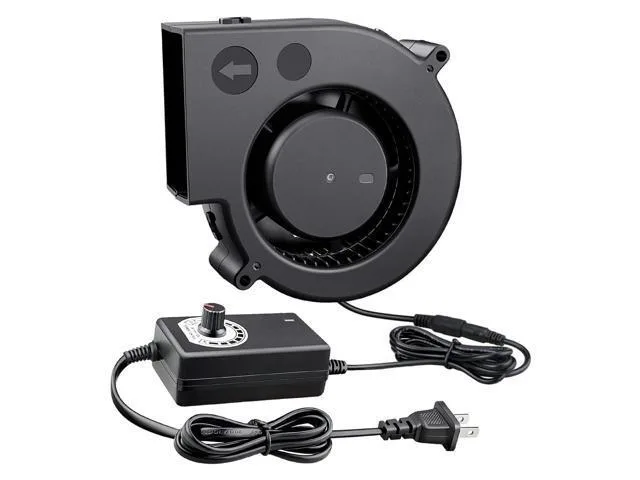 LORDWORLD LORDWORLD 97x94x33mm 12V 28CFM Blower Fan with Variable Speed Controller — product photo