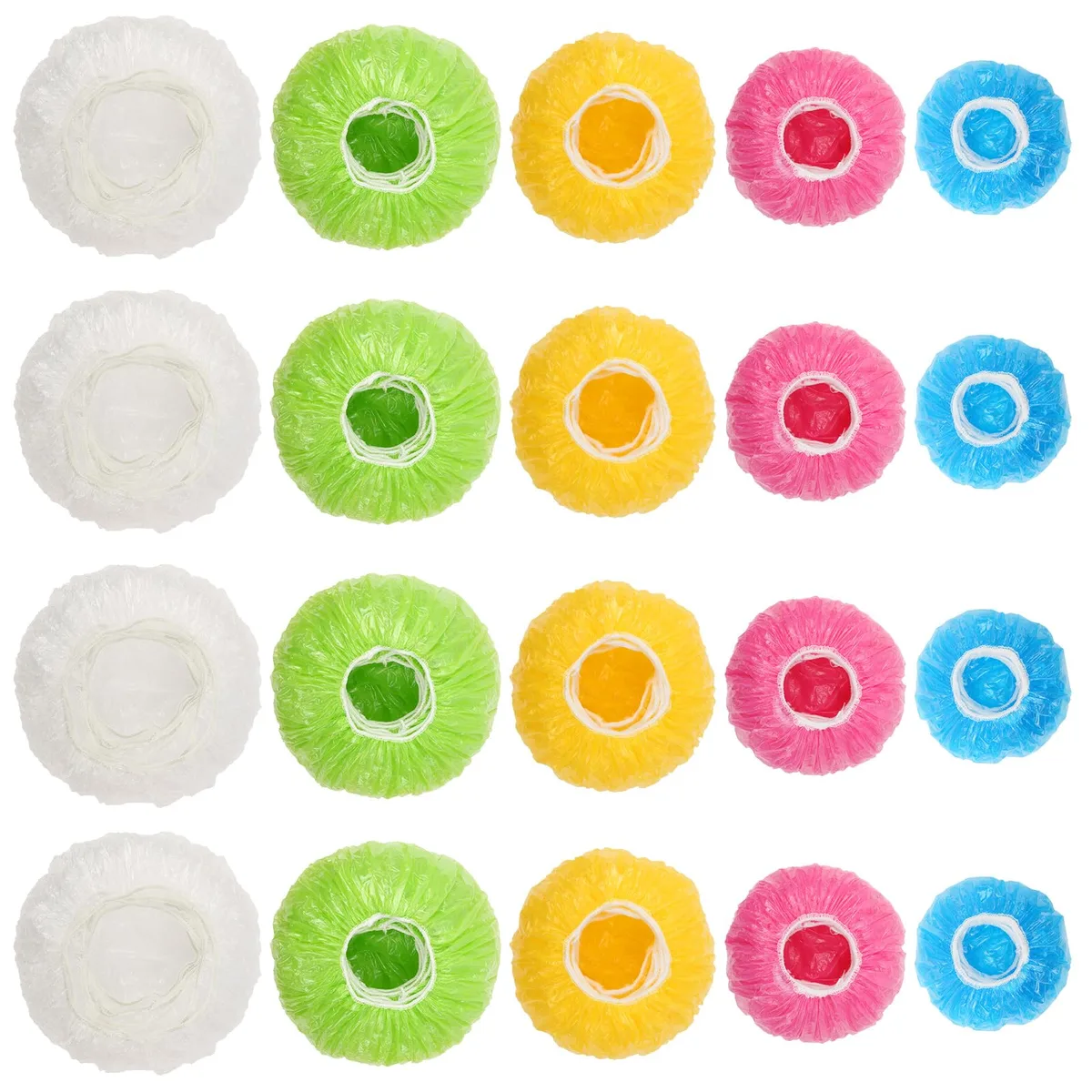 90Pcs Reusable Elastic Bowl Storage Covers, Sublaga Bowl Covers, Variety — product photo