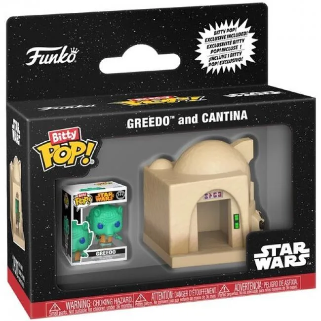 Funko Funko Bitty POP! Star Wars Greedo & Cantina 92967 action figure — product photo