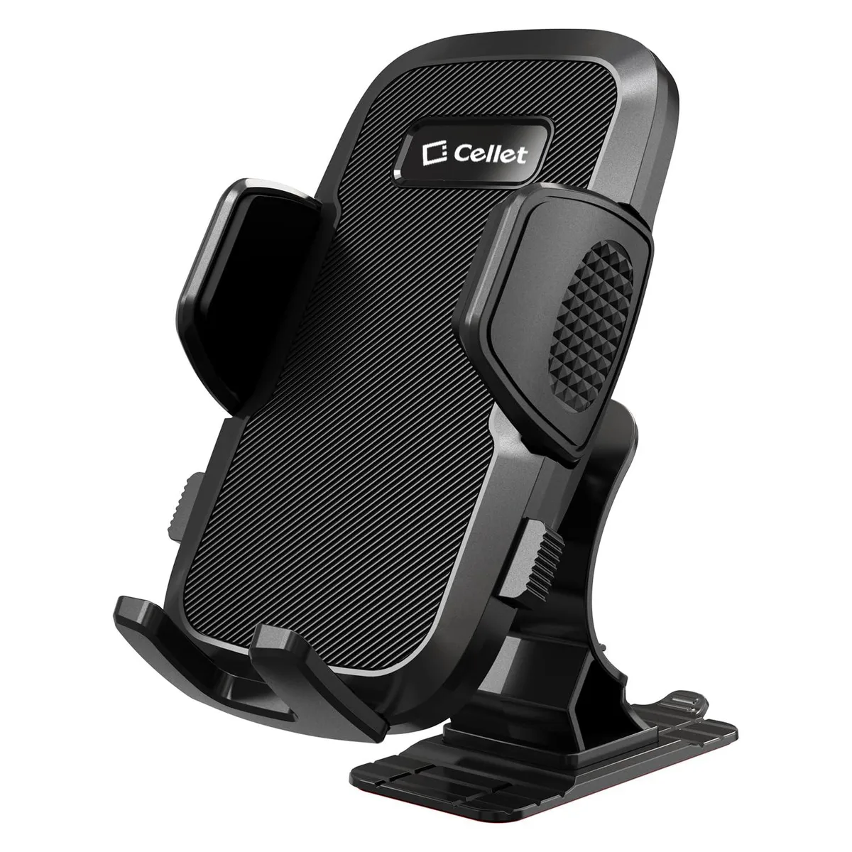 No Sew No Sew PHD300 Dashboard Phone Mount 3M Adhesive 360 Rotation Black — product photo