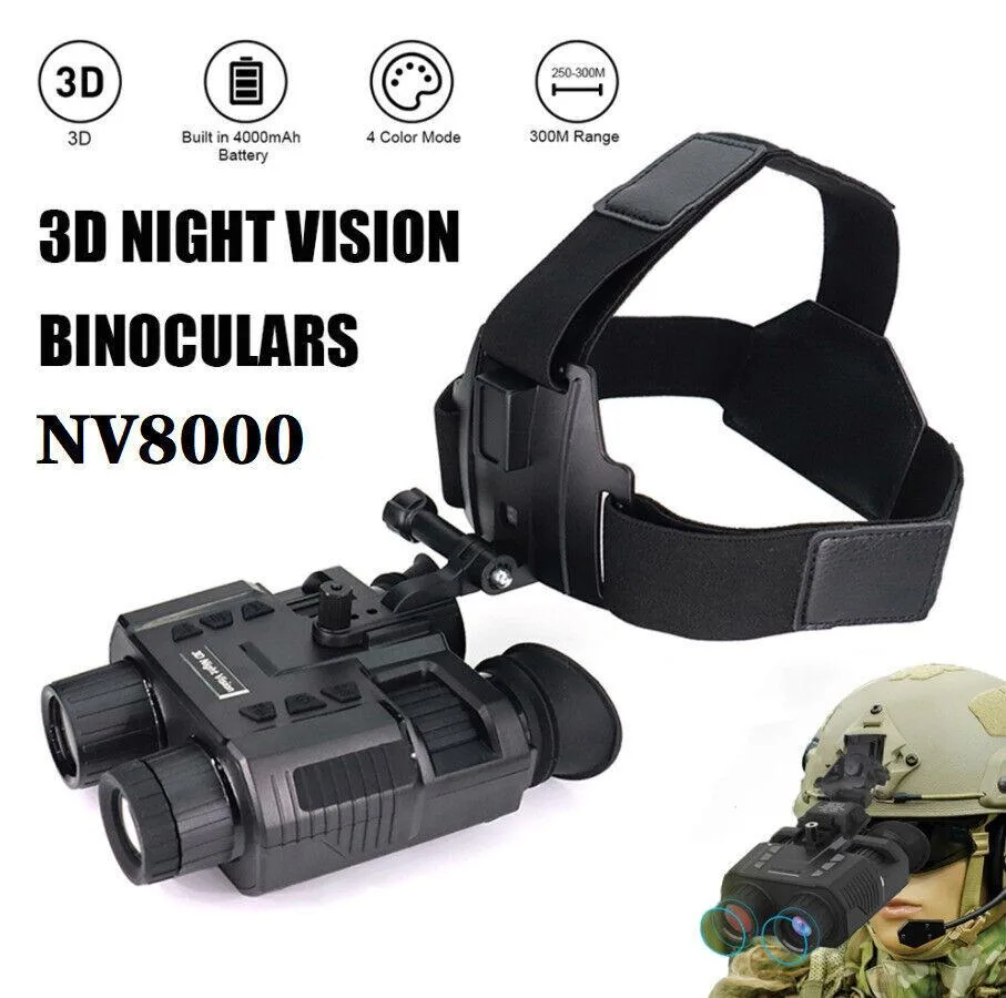 Audiovox - Generic Audiovox - Generic NV8000 Night Vision Binoculars 1080P 3D — product photo