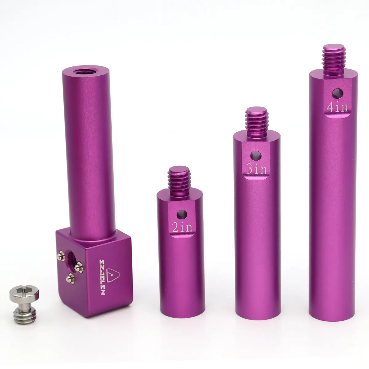 SZJELEN SZJELEN 19mm Pole Mounting Bracket 4 Sections Purple — product photo