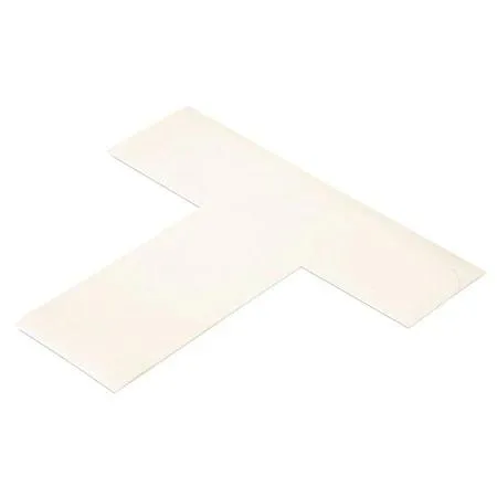 White vinyl floor marking tape roll 55 mil 100 pack