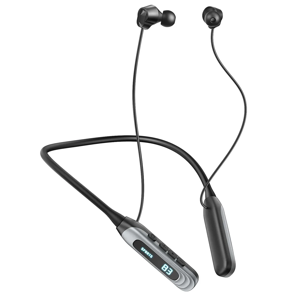 MZYQCY i58 Bluetooth 5.4 Neckband Headset Black — product photo