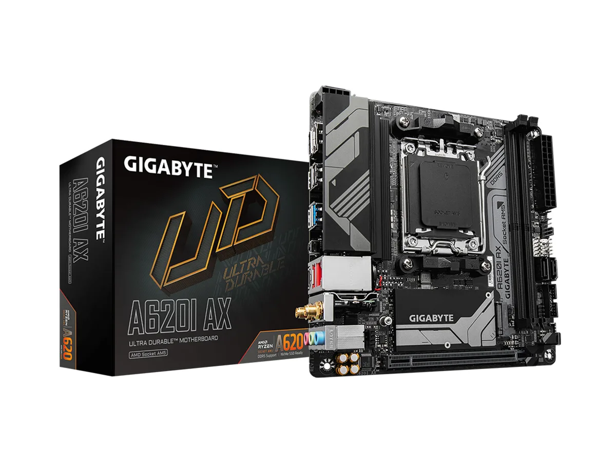 GIGABYTE GIGABYTE A620I AX AMD motherboard — product photo