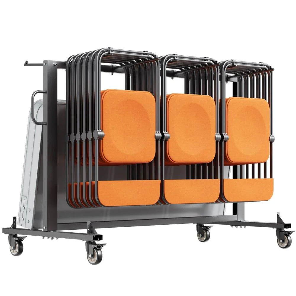 VEVOR VEVOR Folding Chair Rack VV41 400 lbs 42 Chairs Matte Black — product photo