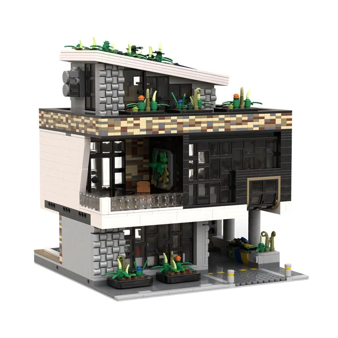 ZITIANYOUBUILD ZITIANYOUBUILD MOC-168504 Modern Eco-Villa 3955PCS — product photo