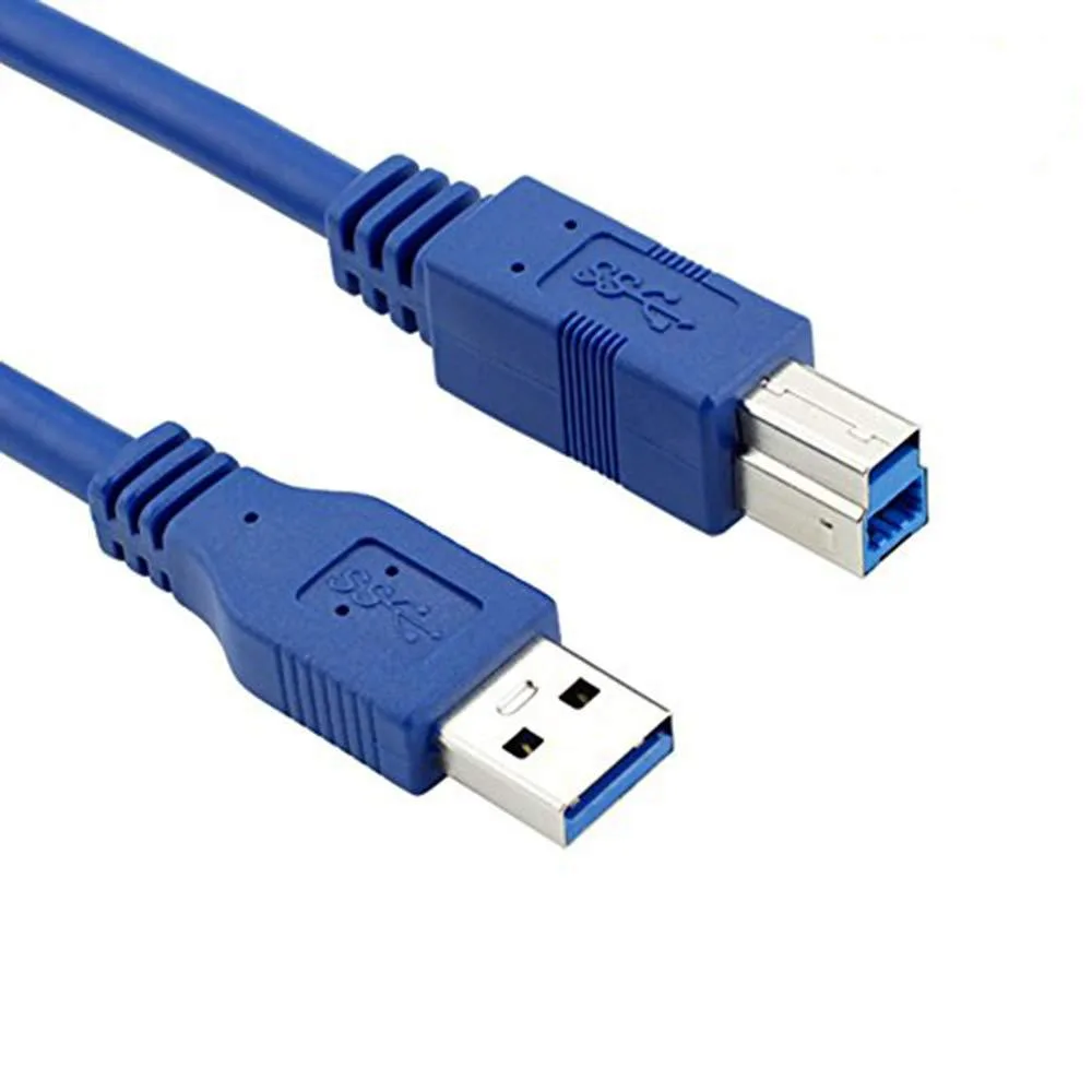 BUCIER BUCIER USB 3.0 Type A Male to Type B Male Cable 1 ft Blue — product photo