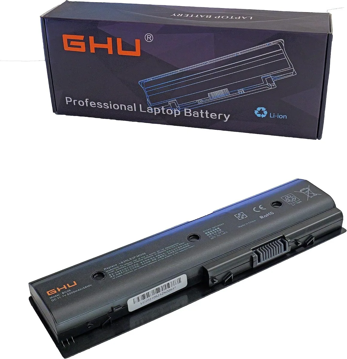 PISKEKAT PISKEKAT 58 Wh MO06 MO09 671731-001 Laptop Battery Replacement 671567-831 672412-001 671567-421 — product photo