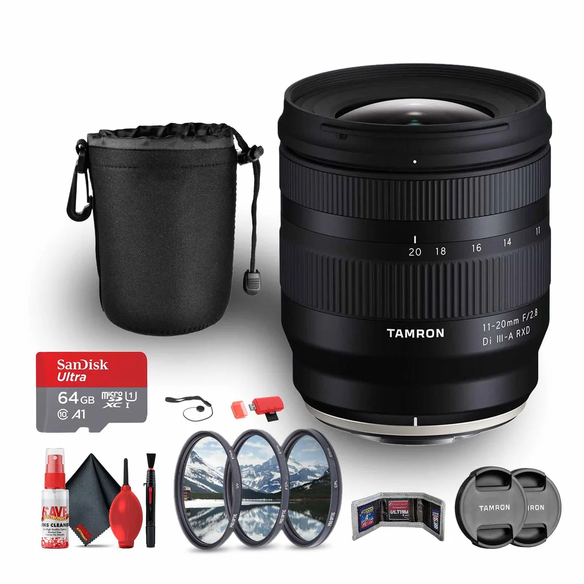 Tamron Tamron 11-20mm f/2.8 Di III-A RXD for Fujifilm X Bundle — product photo
