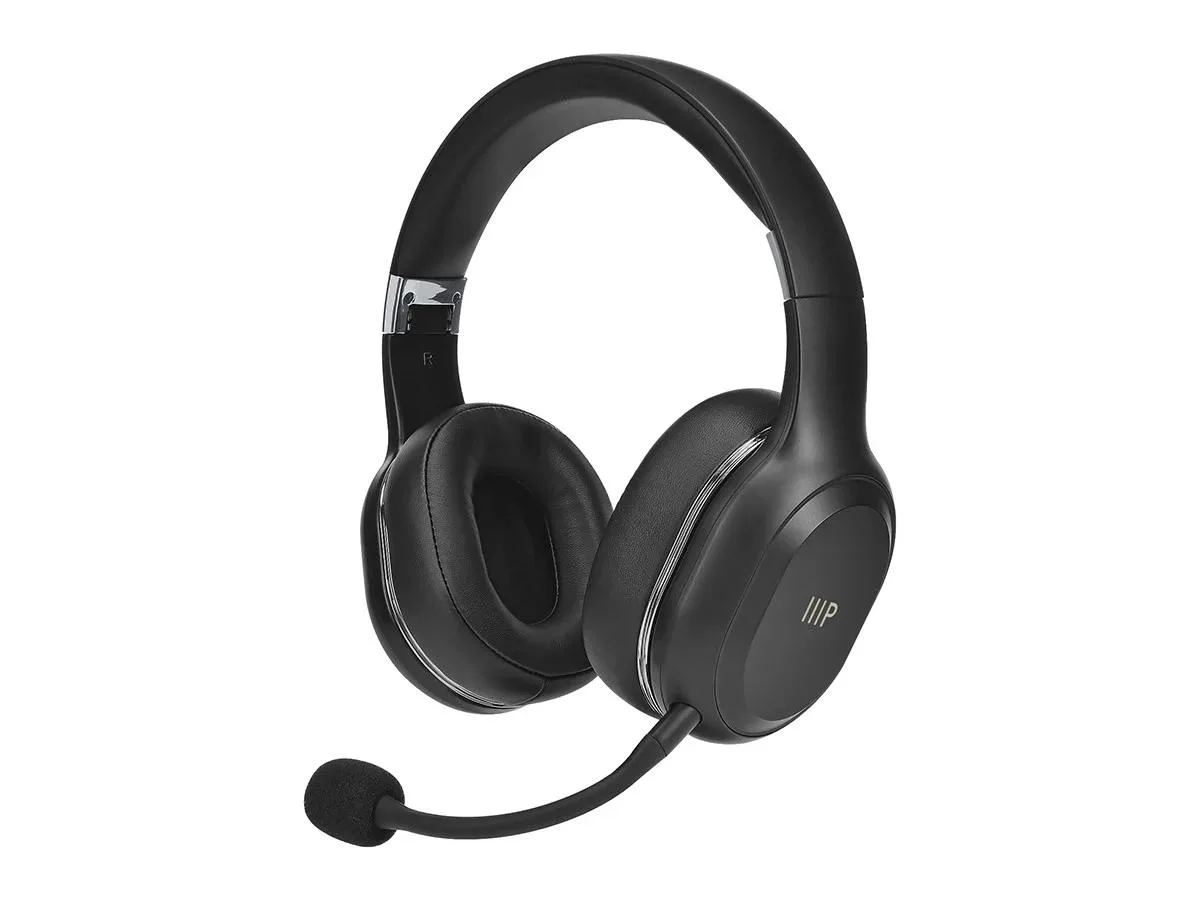 Monoprice Inc. Monoprice 143905 Bluetooth 5.0 Wireless Headset with Detachable Boom Mic — product photo