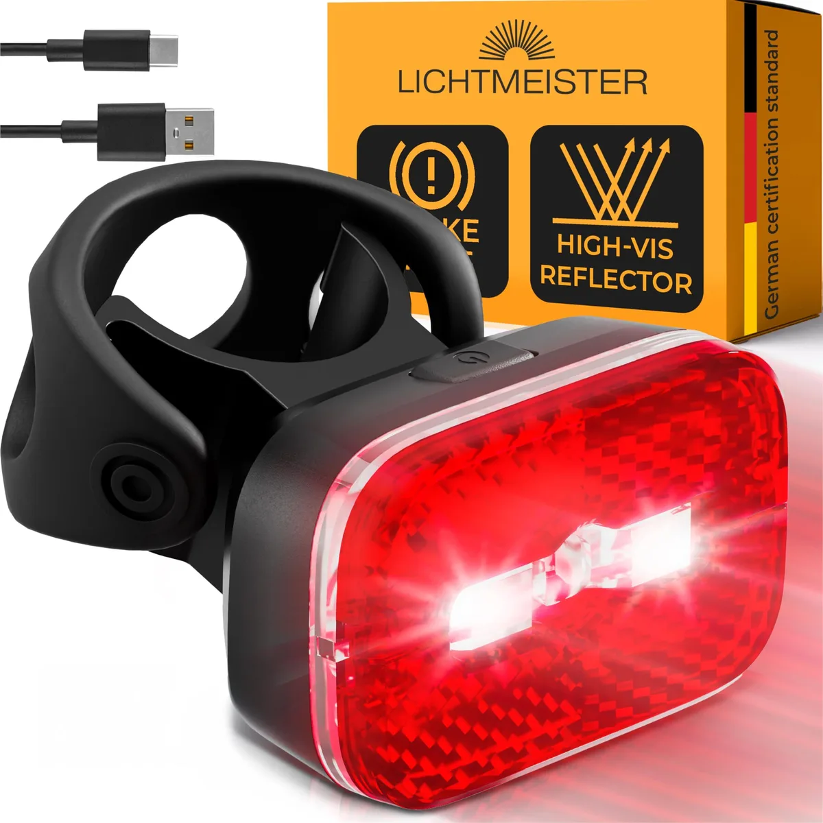 Hollywood Racks US_LM Lichtmeister Flashlights Silver cycling accessory — product photo