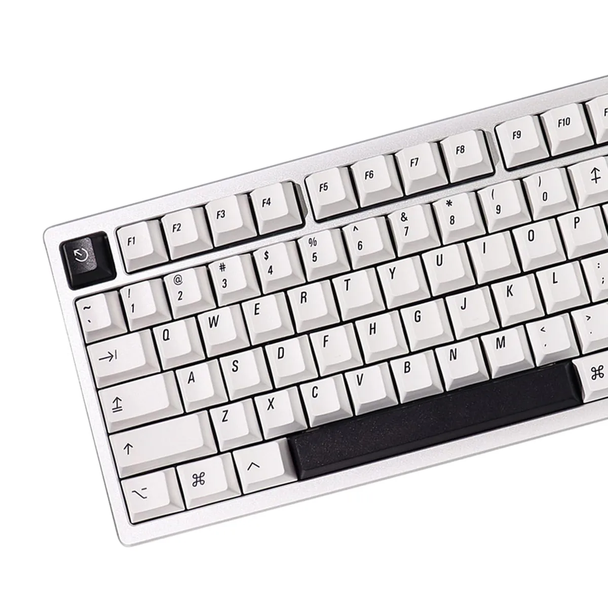 Alphacool Alphacool PBT Minimalist Keycaps 148 Keys Cherry Profile Black White 2 in 1 accessory — product photo