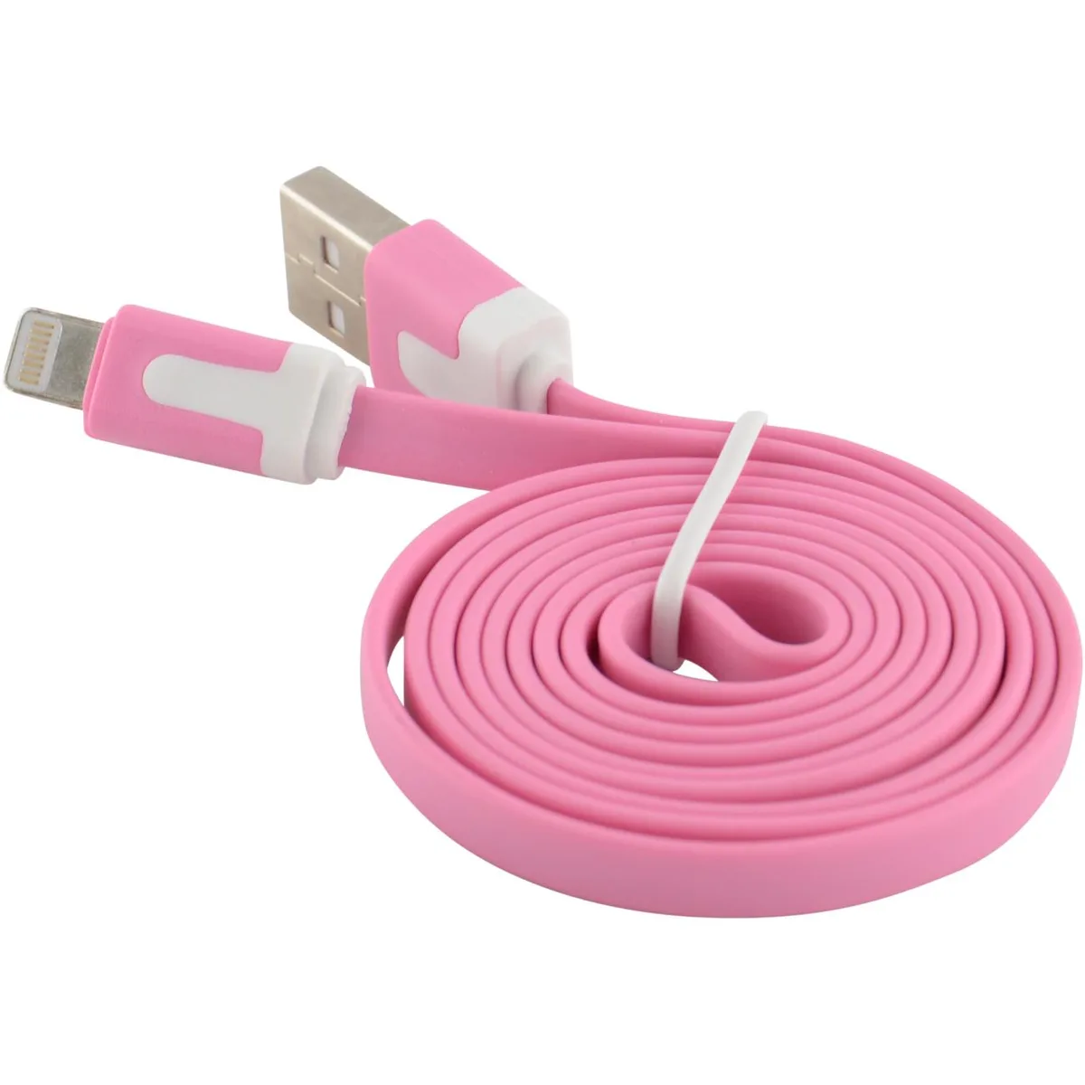 JacobsParts Inc. JacobsParts Inc. DTC-U-BLU Flat USB Cable 8-Pin Pink 3 ft — product photo