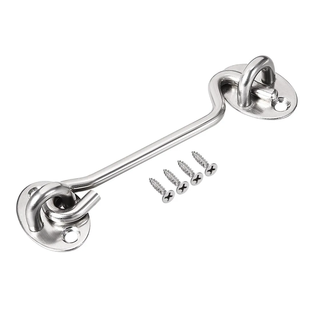 Unique-Bargains Unique-Bargains 4" Cabin Hook Eye Latch Stainless Steel with Screws — product photo
