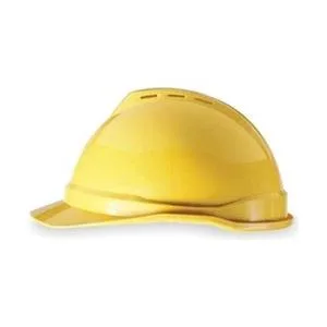 MSA MSA 10034020 V-Gard 500 Hard Hat Yellow 4-Point Ratchet — product photo